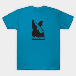 Idasno Skier-Black T-Shirt